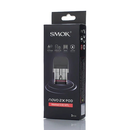 SmokTech NOVO 2X Meshed 0.9Ω Pods 3pk